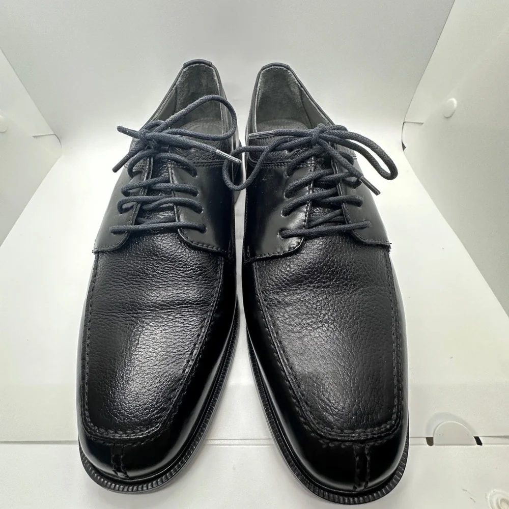Men's‎ Florsheim Black Leather Lace Up Dress Shoes 18148-01 Size 10 D